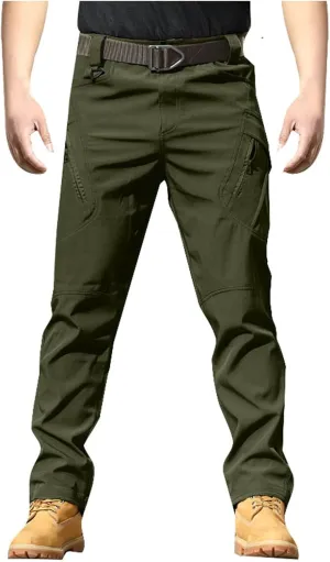 Mens Dance PantsMens Cargo Work Pants Loose Straight Leg Trousers Outdoor Hiking Joggers Classic Pants with Pockets OverallsChino Pant Skinny