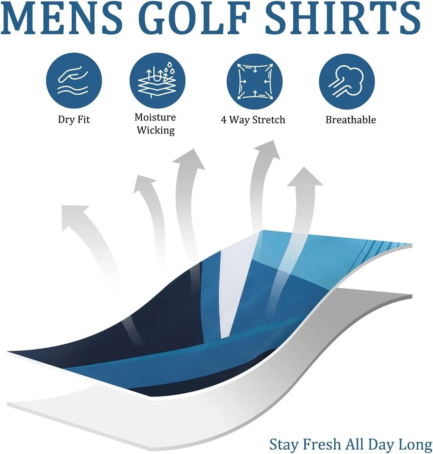 Men's Golf Polo Shirts Block Print Summer Short Sleeve V Neck Quick Dry Collared Shirts Casual Loose Joggers Sports Shirts