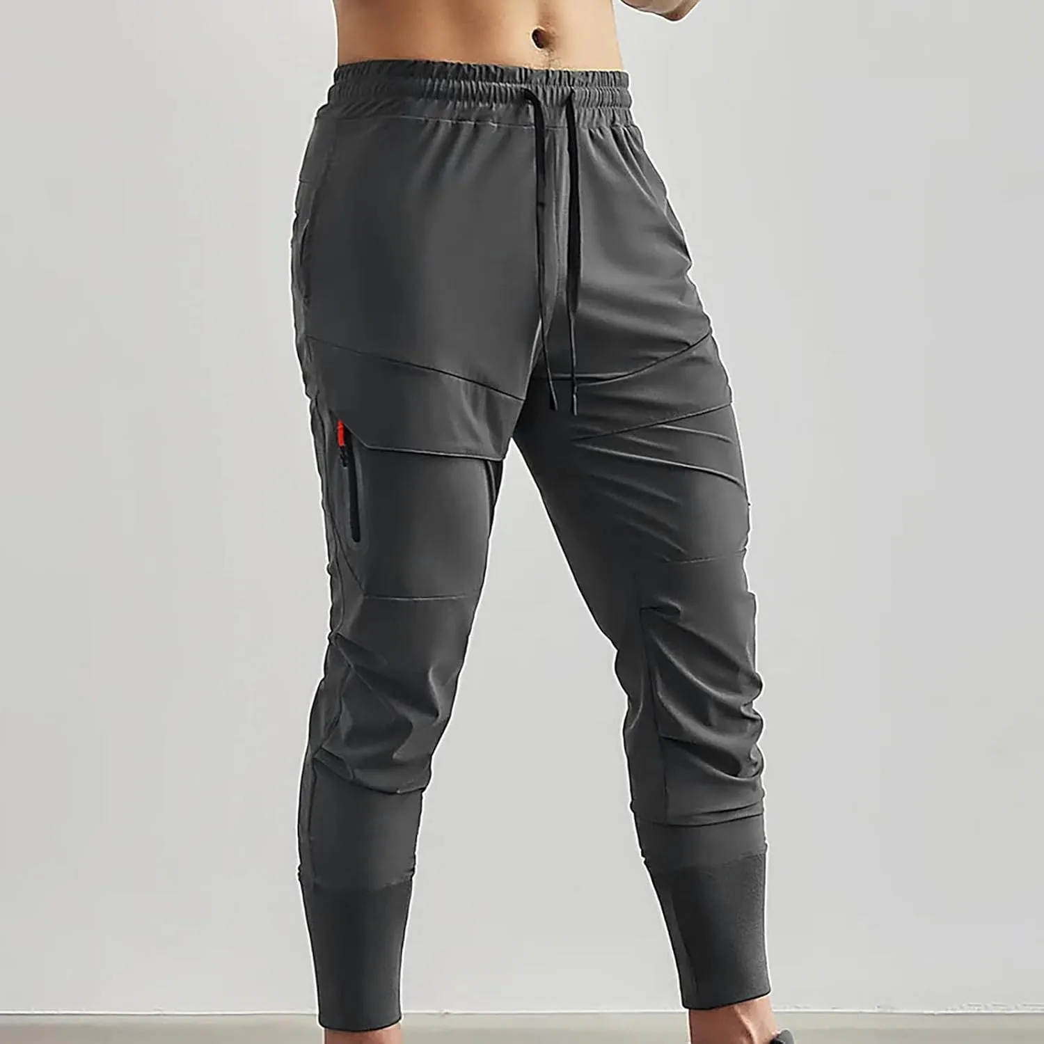 Mens Hiking Joggers Sweatpants Fashion Slim Fit Athletic Cargo Joggers Casual Quick Dry Gym Athletic Running Pants