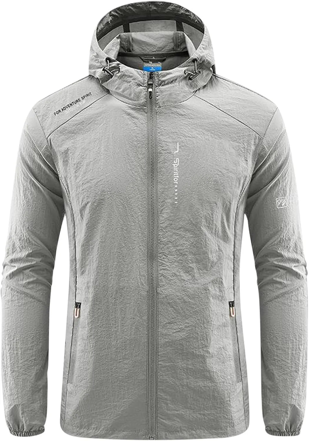 Men's Hoodie Jackets Outdoor Waterproof Hooded Lightweight Tactical Jacket Water Resistant Soft Shell Winter Coats