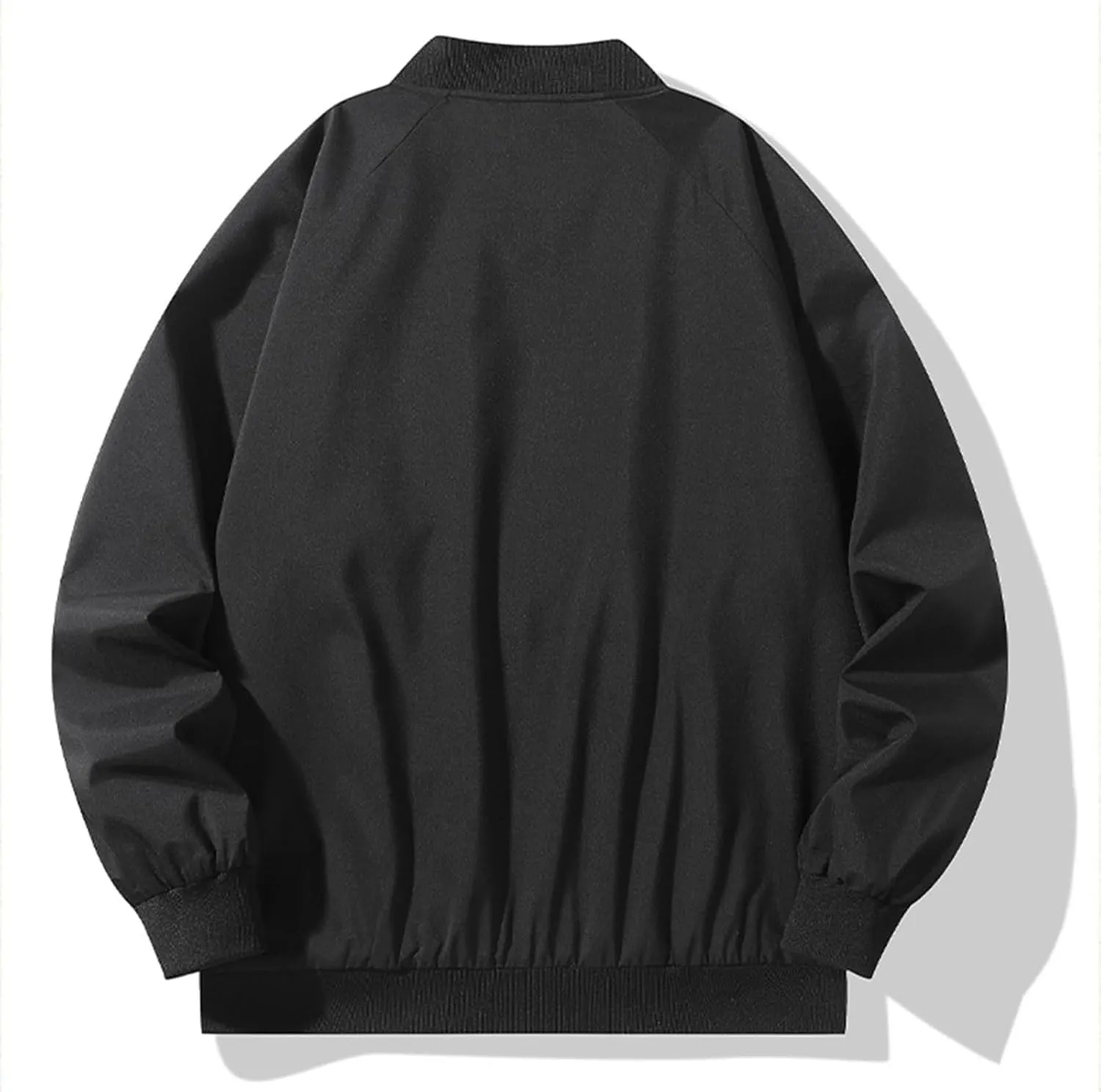 Men's Lightweight Bomber Jackets Casual Slim Fit Jacket Sportswear Cozy Fashion Coat with Pockets