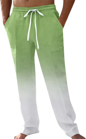 Men's Loose Joggers Casual Workout Cargo Pants Gym Running Bodybuilding Athletic Bottom Sweatpants with Pockets