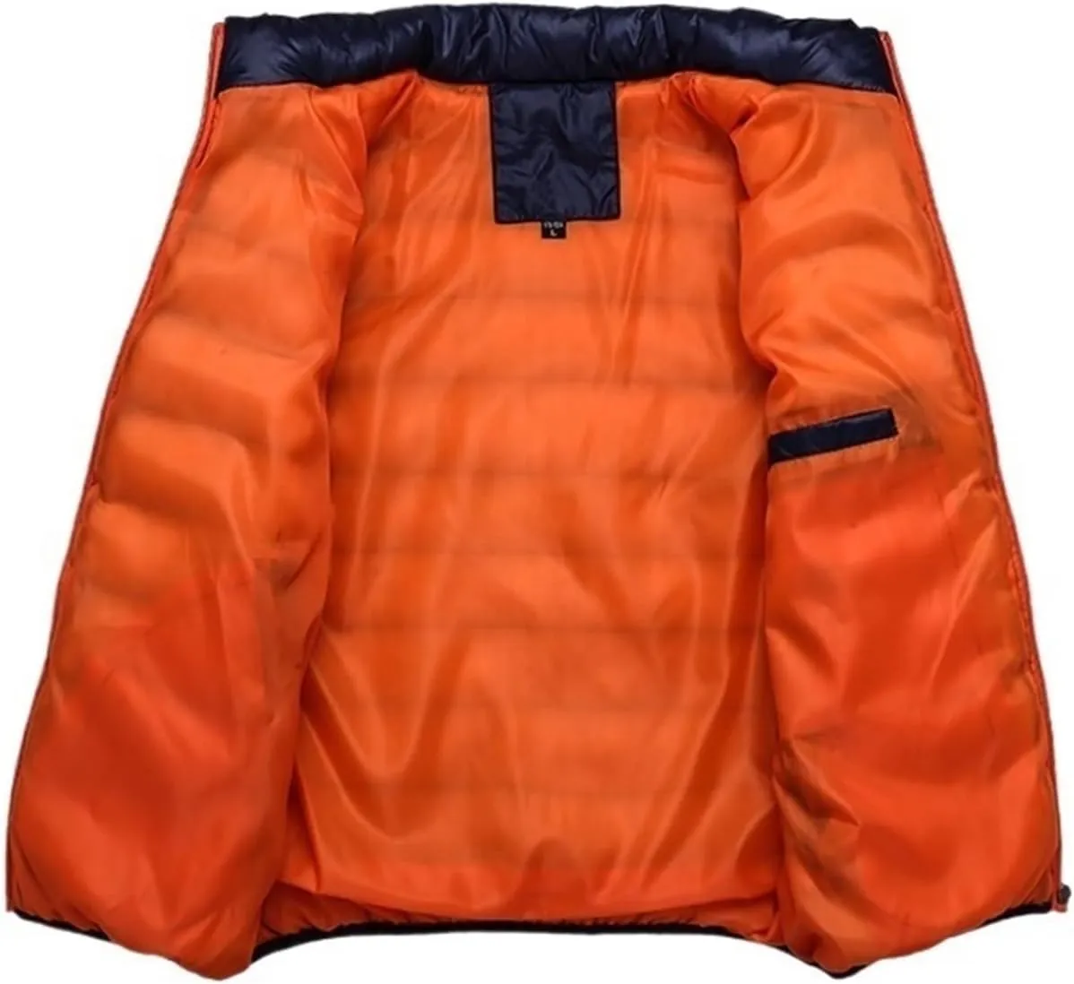 Mens Puffer Jacket,down Jacket With Double Zip Pockets,thick Down Jacket Super Warm Winter Down Jacket Snow Jacket