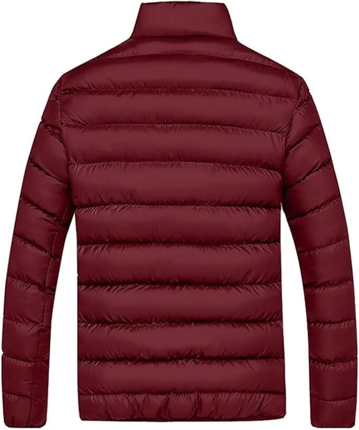 Mens Puffer Jacket,down Jacket With Double Zip Pockets,thick Down Jacket Super Warm Winter Down Jacket Snow Jacket