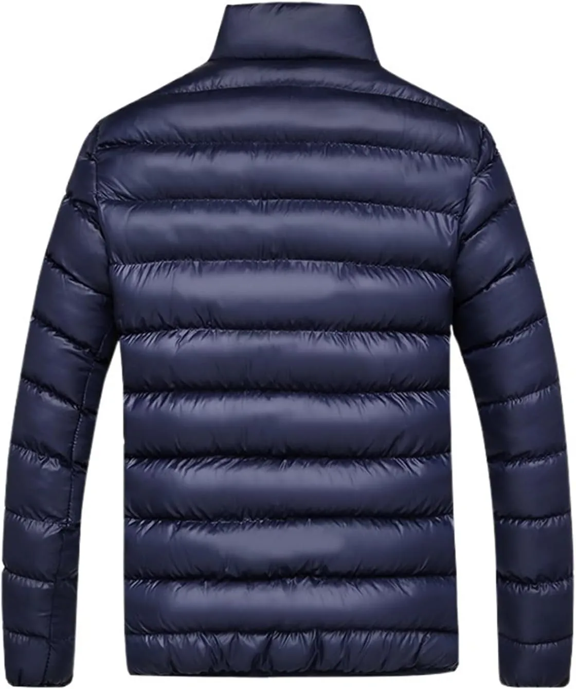 Mens Puffer Jacket,down Jacket With Double Zip Pockets,thick Down Jacket Super Warm Winter Down Jacket Snow Jacket