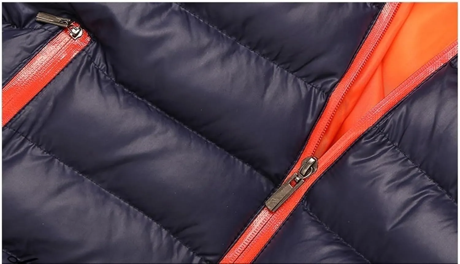 Mens Puffer Jacket,down Jacket With Double Zip Pockets,thick Down Jacket Super Warm Winter Down Jacket Snow Jacket