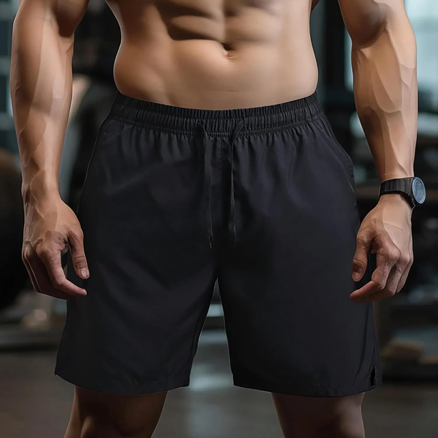 Men's Running Basketball Shorts Gym Workout Lightweight Athletic Short Pants Bodybuilding Quick Dry Jogging Shorts