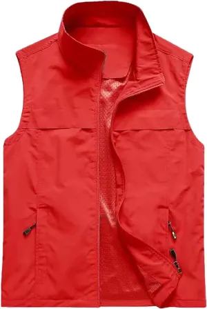 Men's Short Sleeve Hoodies Half Zip Fashion Workout Shirt Tops Casual Comfy Plus Size Pullover Athletic Gym Tees Utility Jackets for Women(D-Red,X-Large)