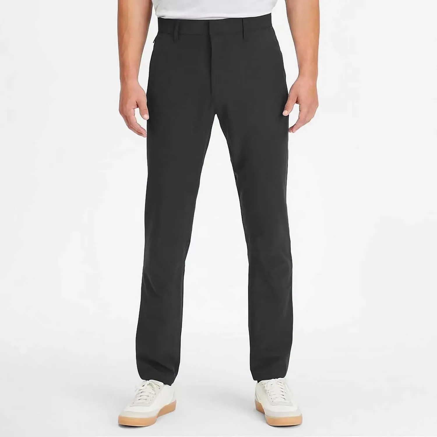 Mens Slim Fit Flat-Front Chinos Pants Stretch Business Casual Dress Pants Big and Tall Wrinkle Free Work Suit Pant