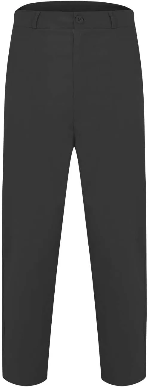 Mens Slim Fit Flat-Front Chinos Pants Stretch Business Casual Dress Pants Big and Tall Wrinkle Free Work Suit Pant