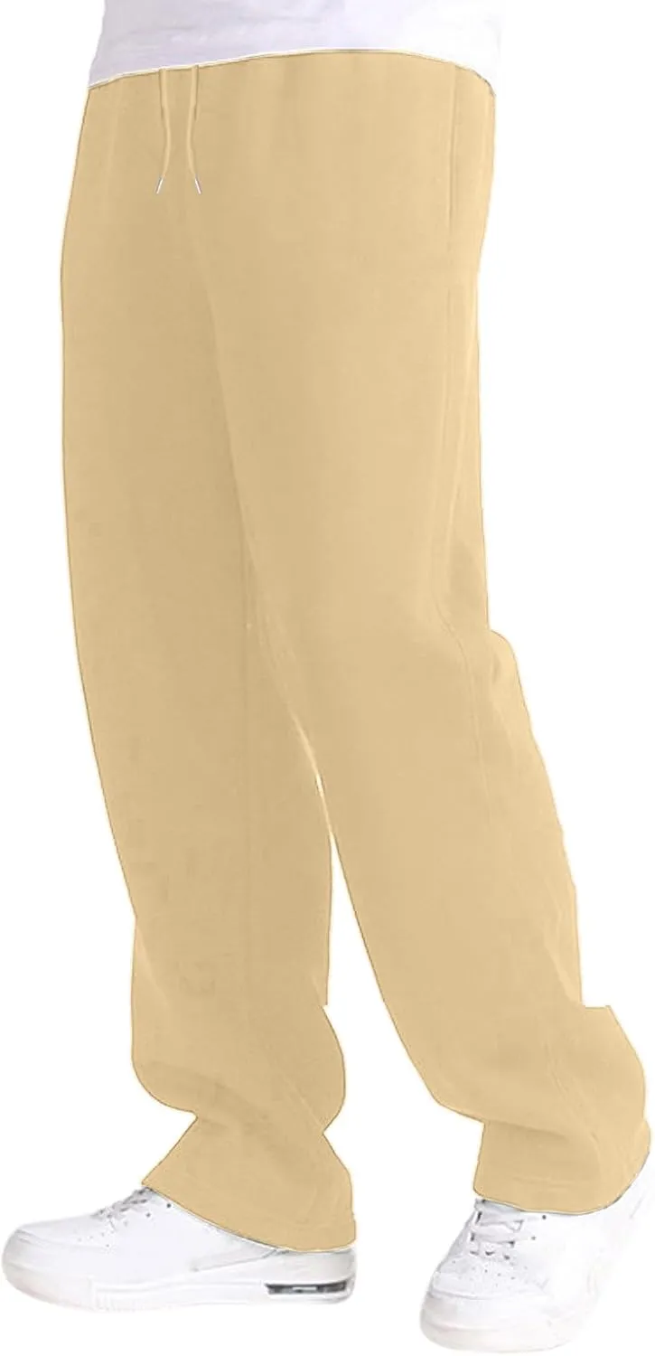 Mens Sweatpants Joggers, Joggers for Men, Men's Fleece Athletic Sweatpants for Men Loose Fit Active Sweatpants with Pockets