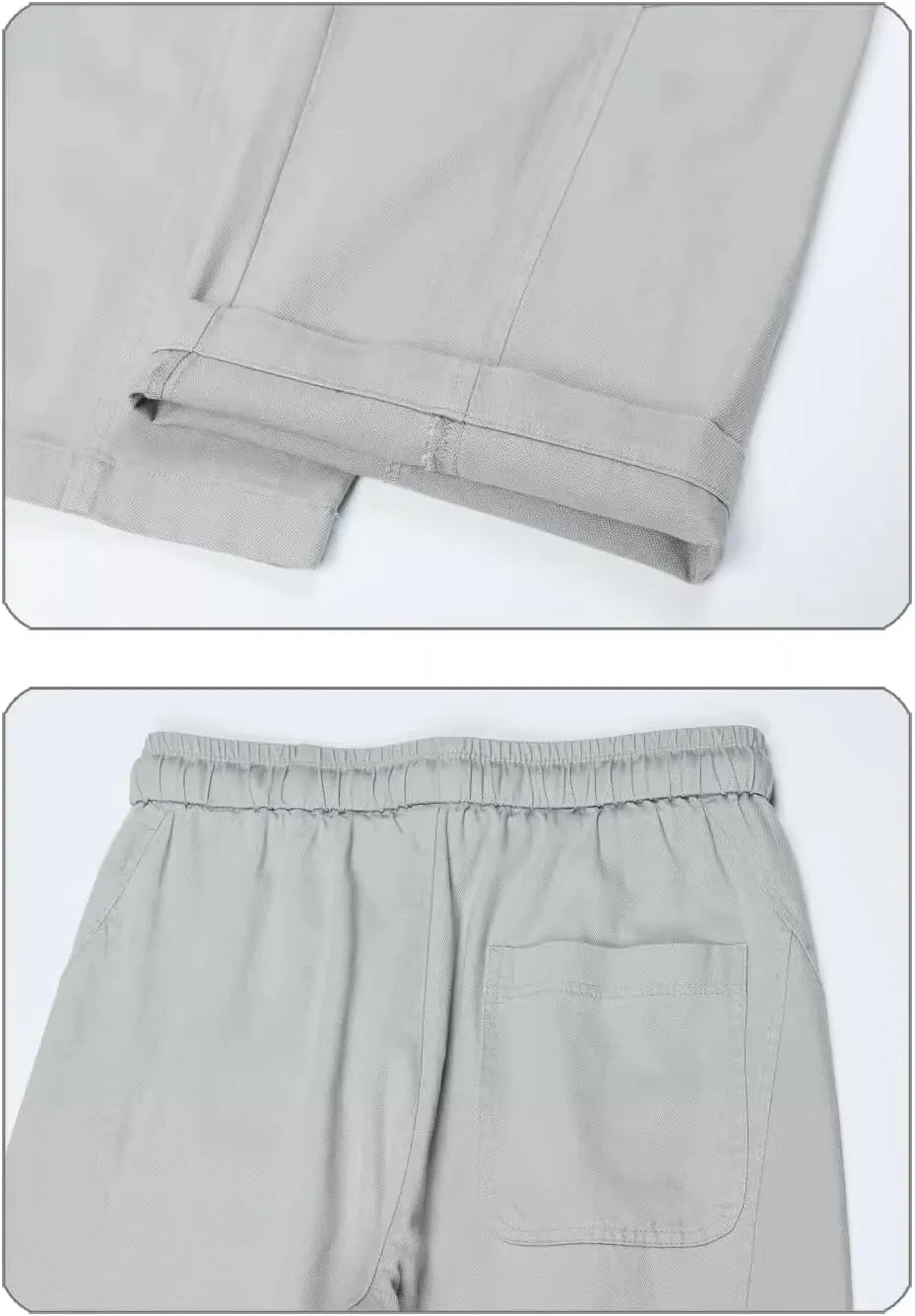 Men's Trouser Summer Straight Loose Retro Classic Pants for Men