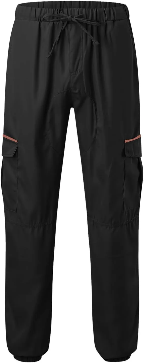Men's Work Cargo Pants with Pockets Plus Size Drying Men's Canvas Pants Men's Cargo Pants Multi-Pocket Slim Trousers