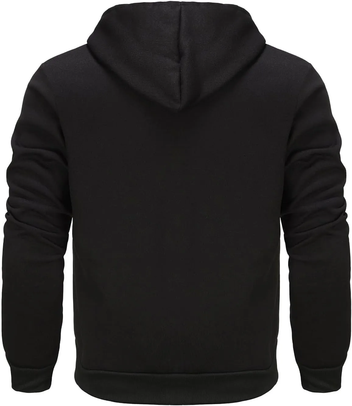 Men's Zip Up Hoodie Shirts Soft Solid Color Coat Light Trendy Long Sleeve Jacket Casual Winter Sweatershirts with Pockets