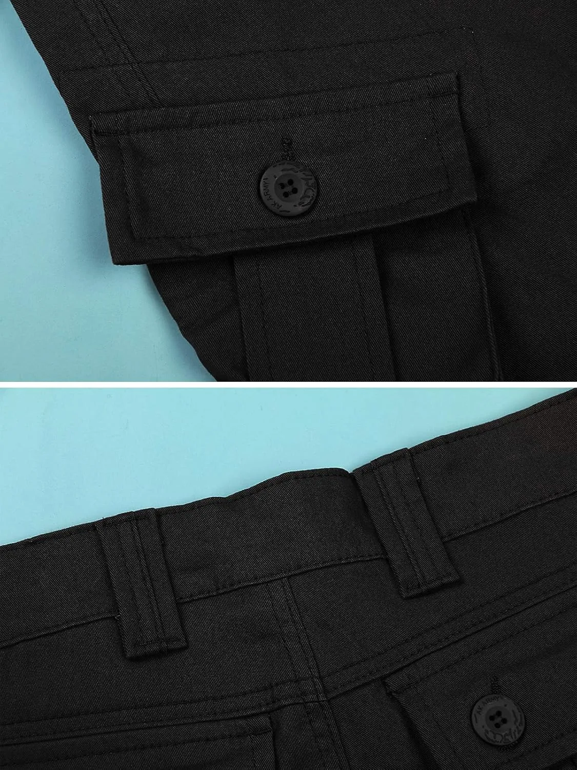 Mesinsefra Women's Cotton Casual Cargo Pants Military Army Tactical Combat Work Trousers with 8 Pockets