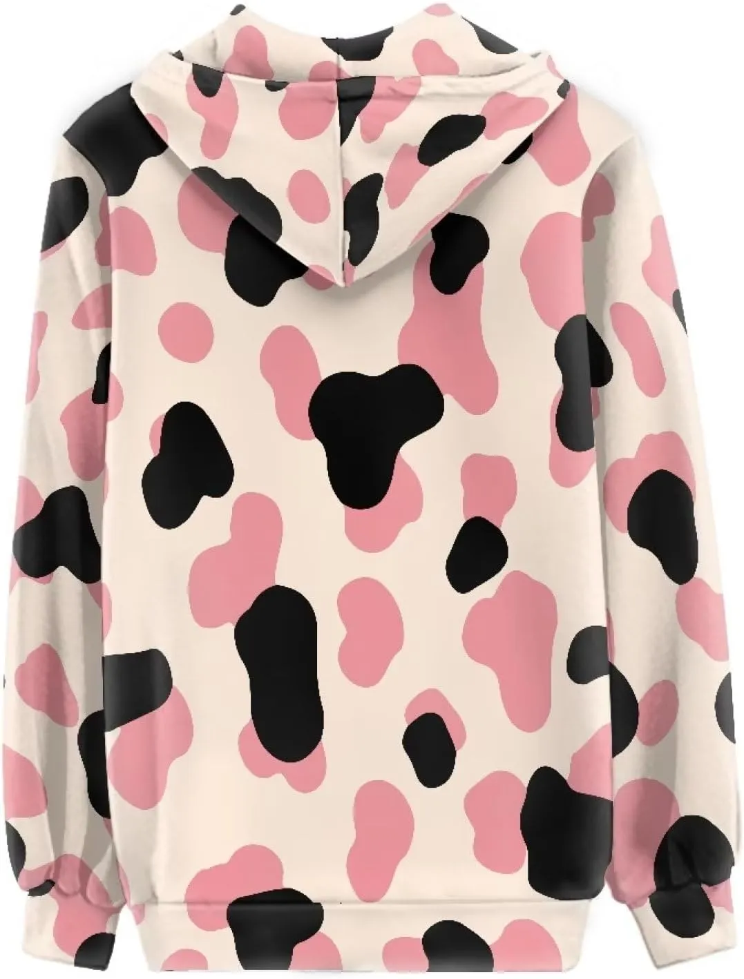 Modysero Regular Womens Zip Up Hoodies with Pocket Comfy Soft Fall Winter Plus Size Hooded Sweatshirt Ladies Sport Coat