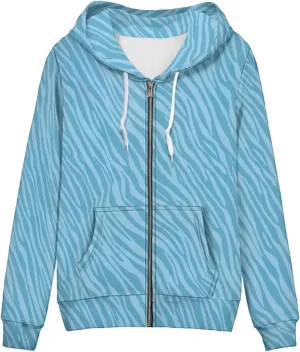 Modysero Regular Womens Zip Up Hoodies with Pocket Comfy Soft Fall Winter Plus Size Hooded Sweatshirt Ladies Sport Coat