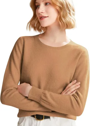 NBXNZWF Womens Pullover Sweaters Long Sleeve Crewneck Lightweight Tunic Tops Cashmere Soft Cozy Woolen Knitted Sweaters