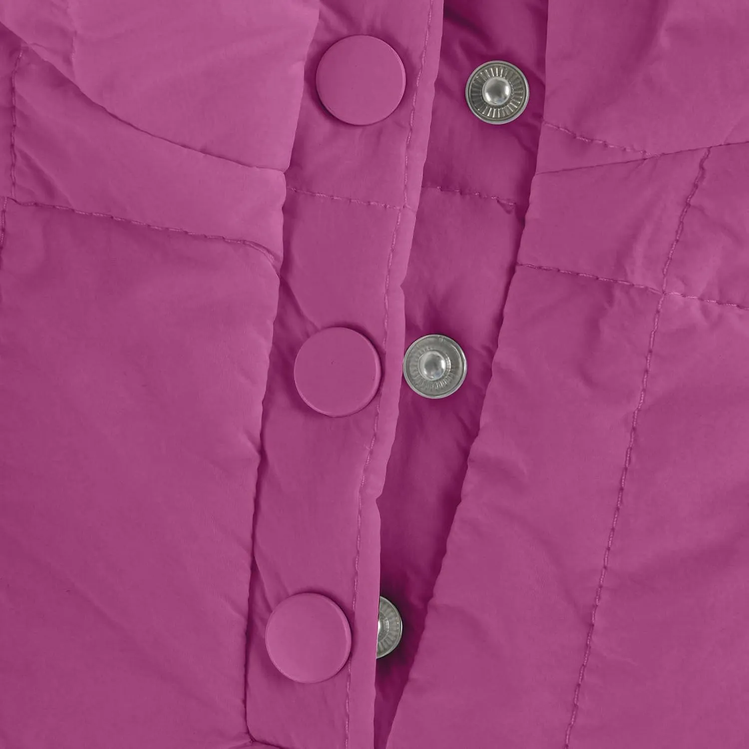 Quilted Jackets for Women Winter Button Hooded Puffer Pullover Jacket Lightweight Down Coats Outerwear with Pockets