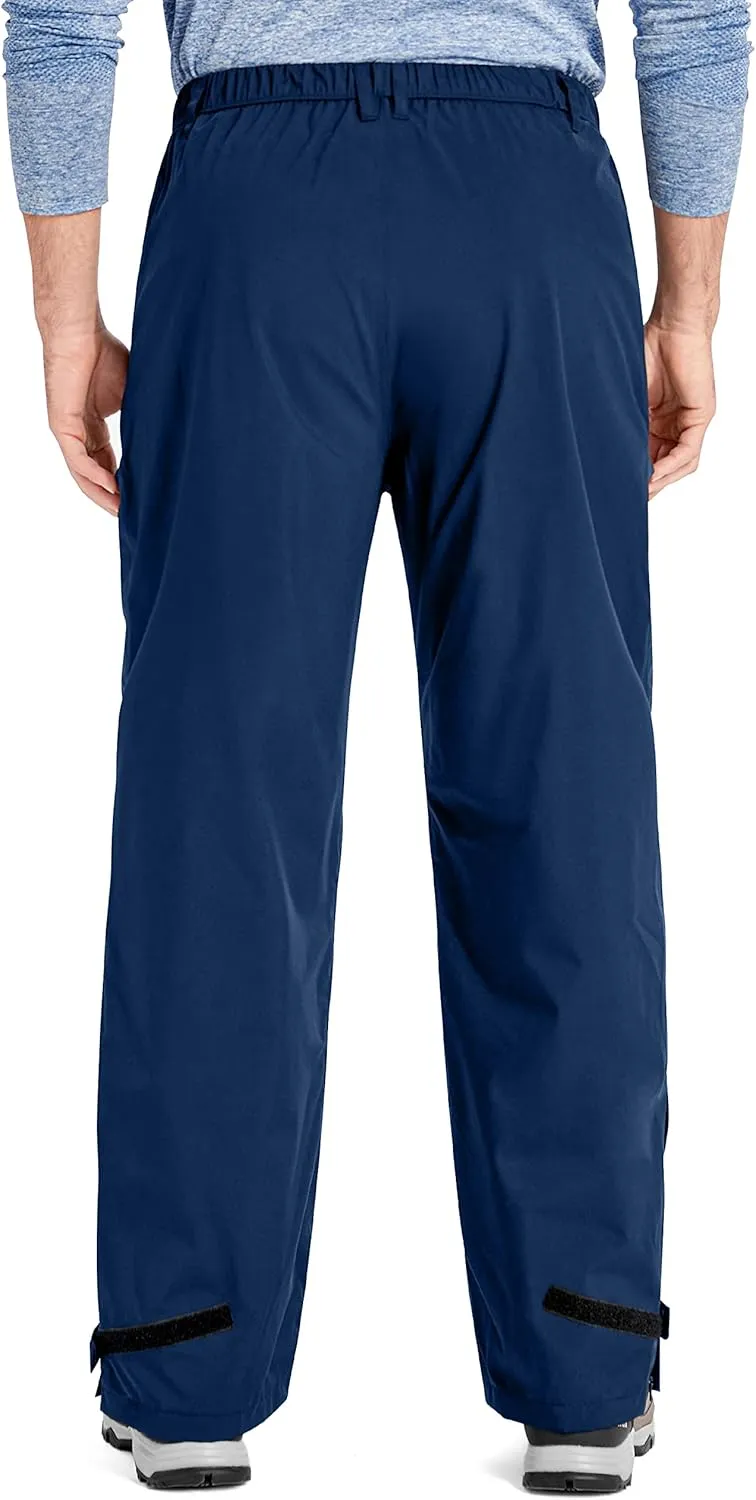 Rain Pants Mens Waterproof Rain Over Pants Windproof Hiking Pants