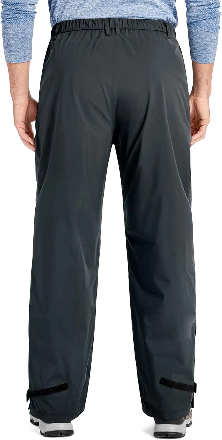 Rain Pants Mens Waterproof Rain Over Pants Windproof Hiking Pants