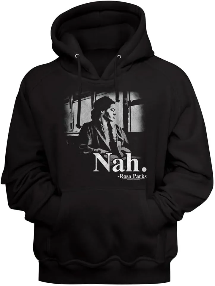 Rosa Parks Nah Adult Long Sleeve Sweatshirt Hoodie African American Icon Vintage Style Graphic Tees