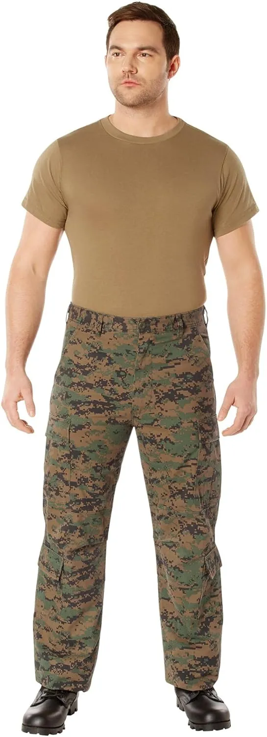 Rothco Vintage Paratrooper Fatigue Pants Vintage Cargo Pants Camouflage Pants