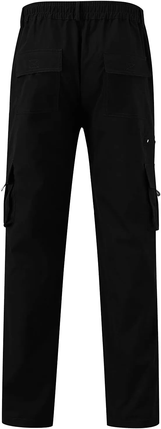 sdbrld Cargo Pants For Men Mens Casual Outdoor Lightweight Joggers Hiking Classic Pants Overalls Trousers with Pockets