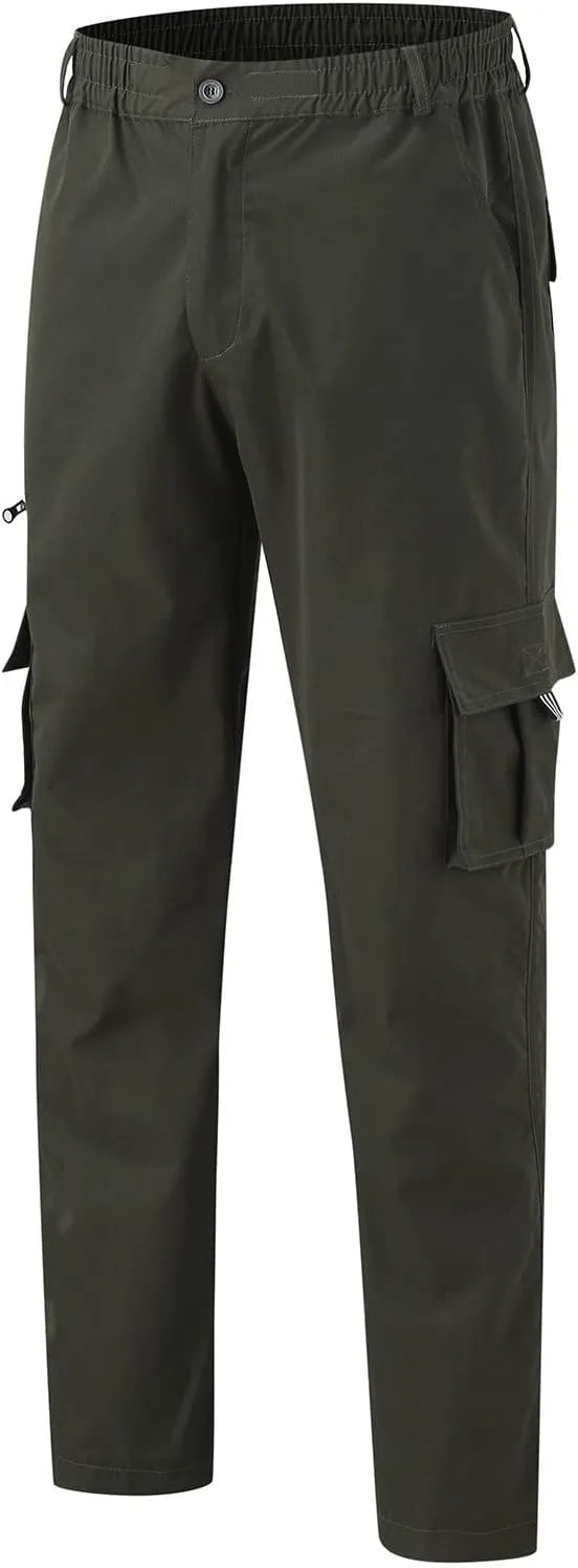 sdbrld Cargo Pants For Men Mens Lightweight Outdoor Joggers Hiking Classic Pants Trendy Overalls Trousers with Pockets