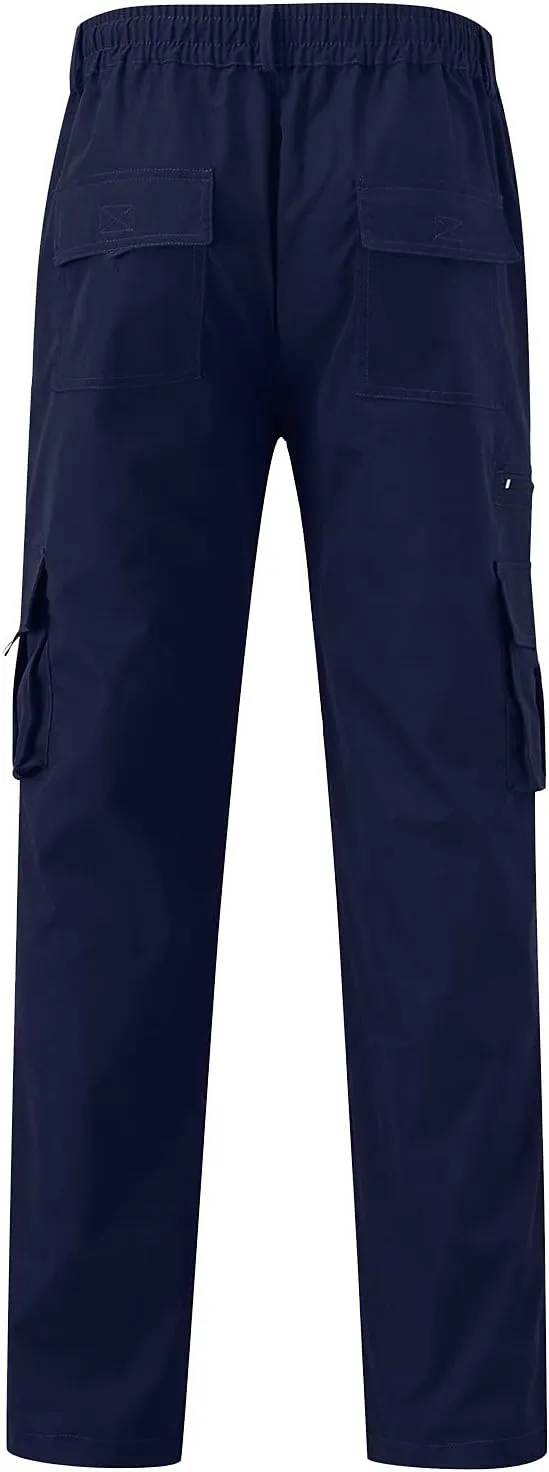 sdbrld Cargo Pants For Men Mens Outdoor Lightweight Joggers Hiking Classic Pants Casual Overalls Trousers with Pockets