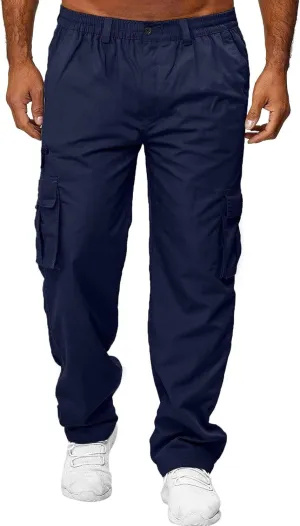sdbrld Cargo Pants For Men Mens Trendy Outdoor Lightweight Joggers Hiking Classic Pants Overalls Trousers with Pockets