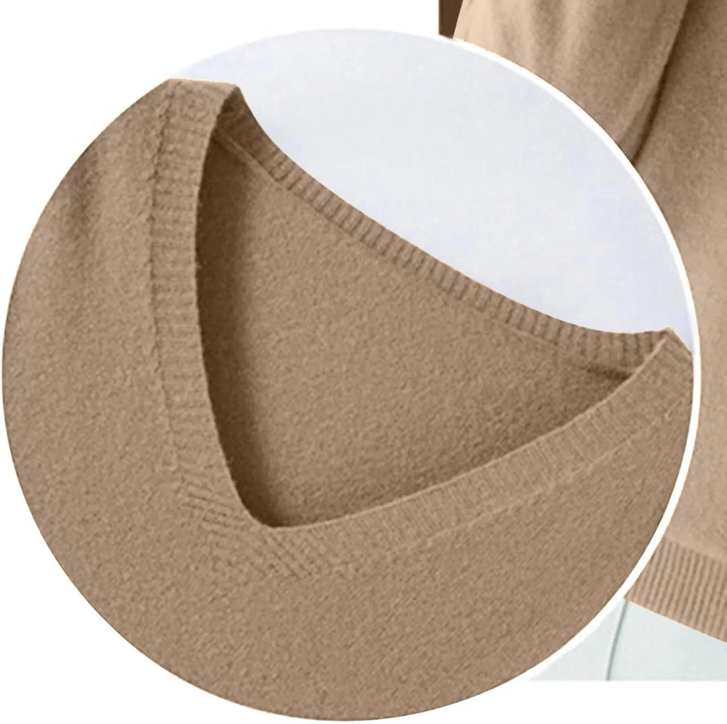 SERYU Womens V Neck Cashmere Sweater Long Sleeve Lightweight Knit Tops Trendy Jumper Knitted Pullover Cashmere Sweater