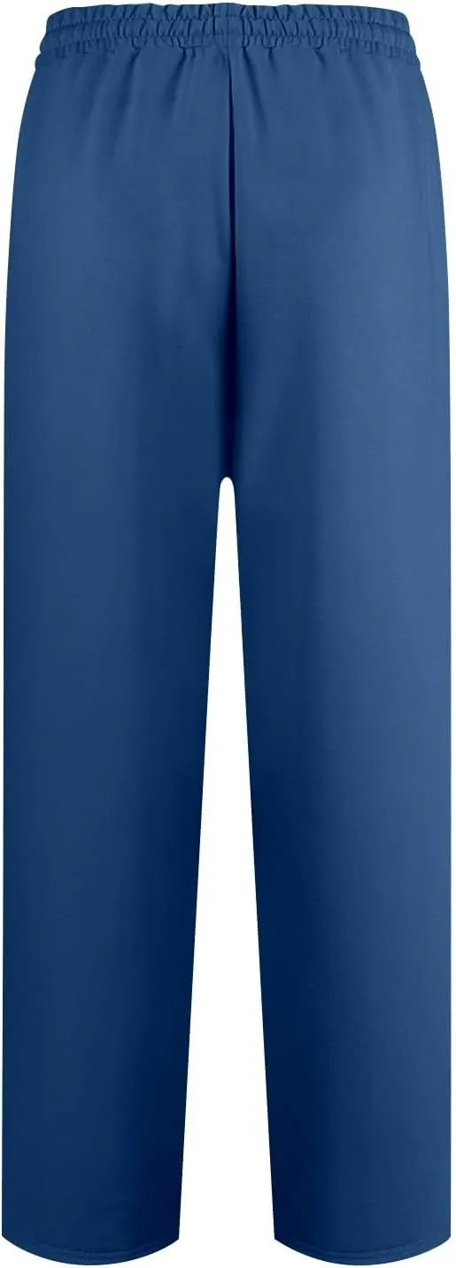Straight Leg Sweatpants for Women Baggy Drawstring High Waisted Sweatpants Casual Active Workout Pants with Pockets