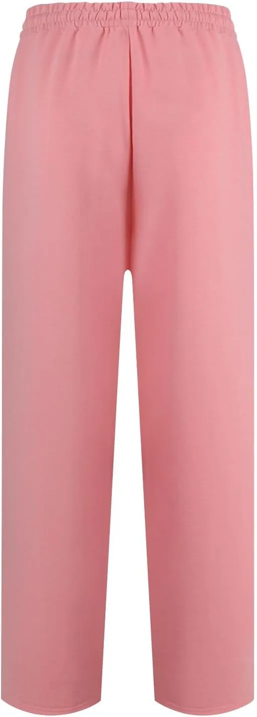 Straight Leg Sweatpants for Women Baggy Drawstring High Waisted Sweatpants Casual Active Workout Pants with Pockets