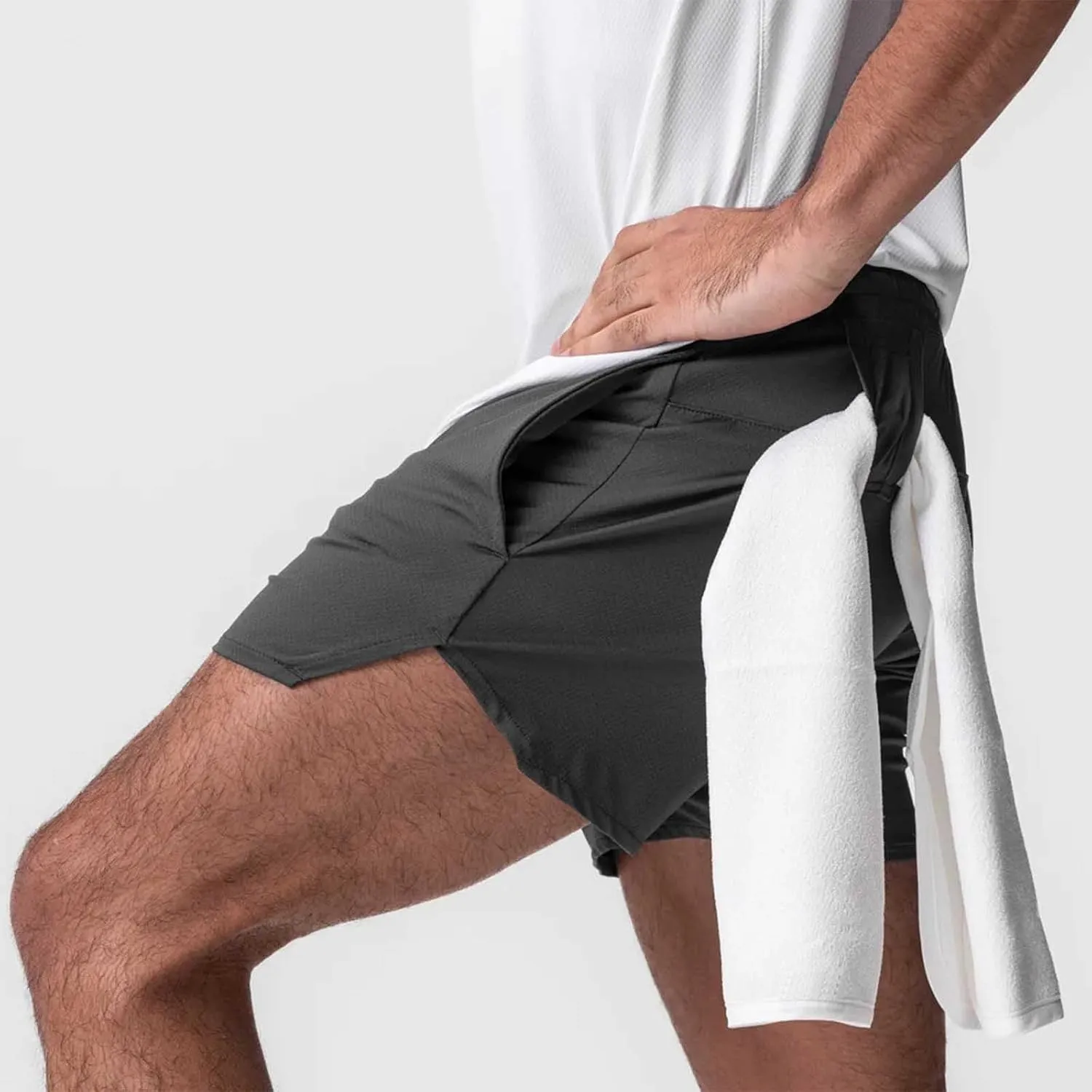Stretch Shorts for Men Casual Athletic Workout Jogging Stylish 2025 Summer Beach Sports Running Joggers Short