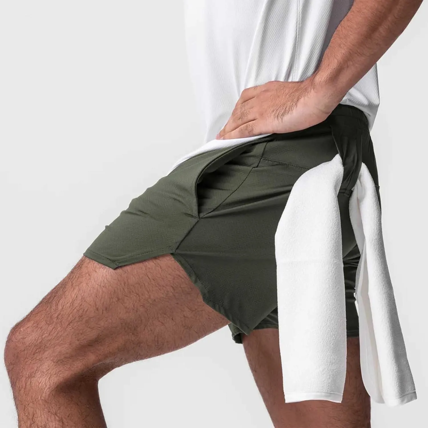 Stretch Shorts for Men Casual Athletic Workout Jogging Stylish 2025 Summer Beach Sports Running Joggers Short