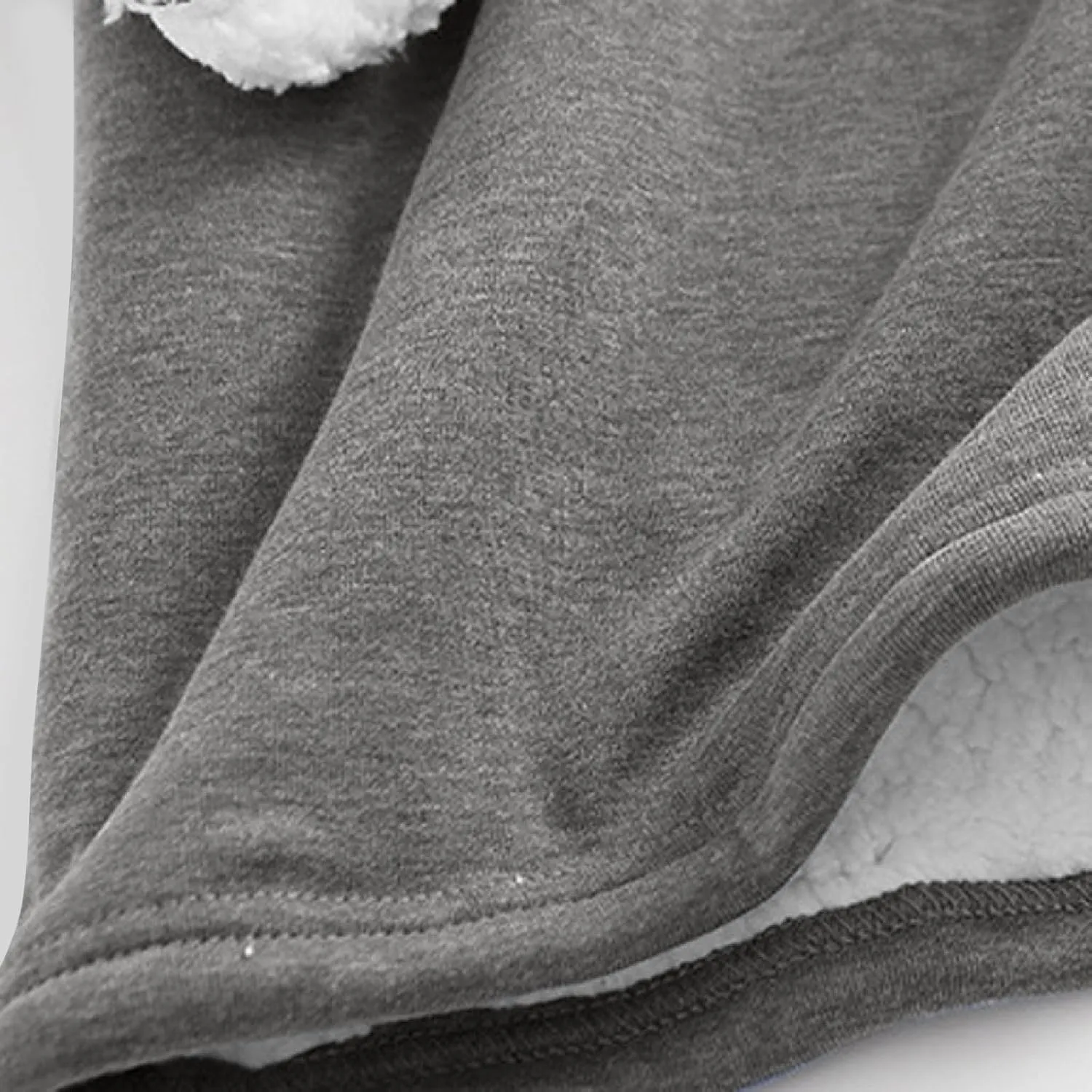 Thermal Underwear for Women Warm Sherpa Lined Fleece Crewneck Sweatshirt Fuzzy Long Sleeve Pullover Loungewear Tops