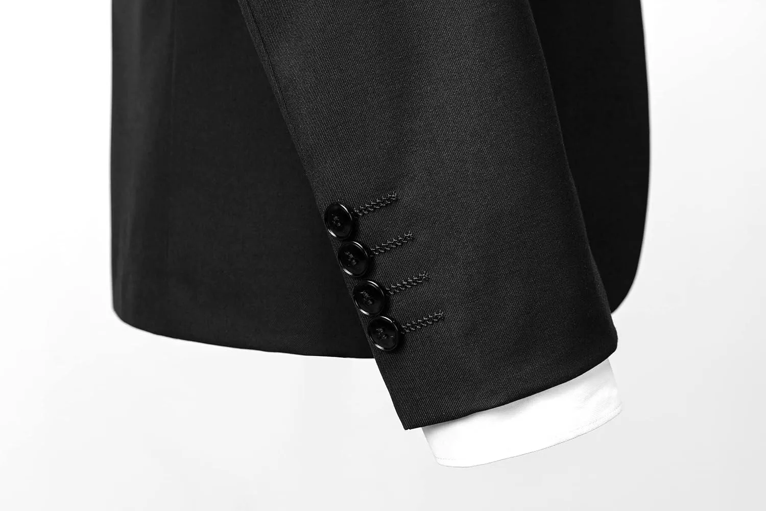 UNINUKOO Mens Suit Slim Fit 1 Button 2 Piece Wedding Party Holiday Solid Color Tux Suits for Men