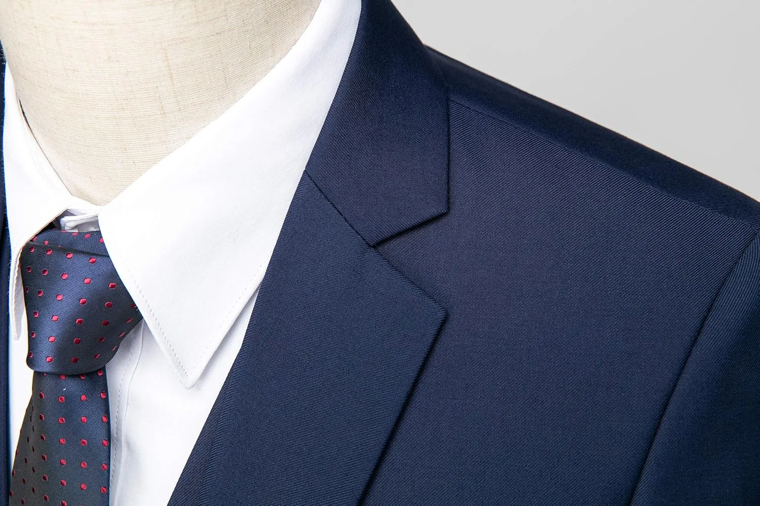 UNINUKOO Mens Suit Slim Fit 1 Button 2 Piece Wedding Party Holiday Solid Color Tux Suits for Men