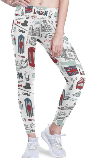visesunny Modern Women's Yoga Pants High Waisted Leggings for Women Non See Through Workout Athletic Running Yoga Pants