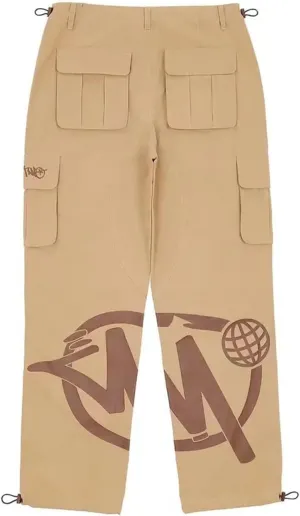 Womens Cargo Pants Y2K High Waist Baggy Overalls Jeans New Hip Hop Rock Minus Two Loose Joggers Trousers Streetwear