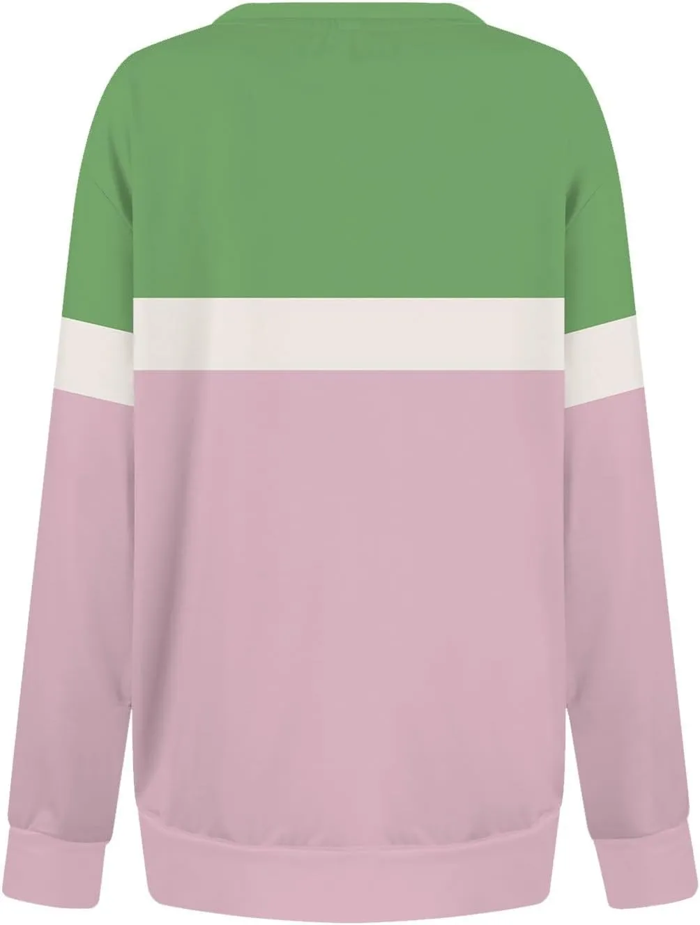 Women's Fashion Casual Long Sleeve T-Shirt Top Printed Stripe with Pocket Sweatshirt Pullover