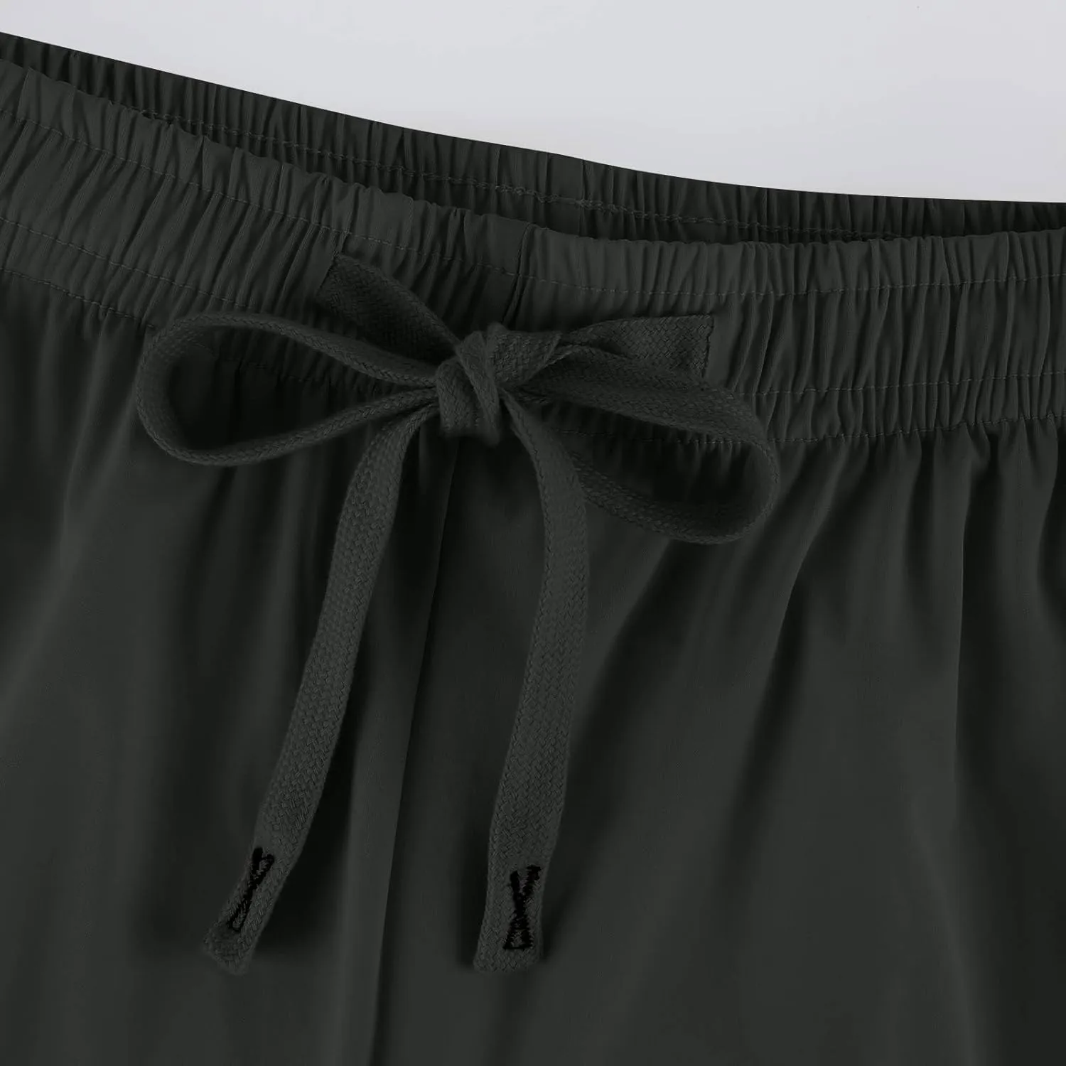 Women's Quick-Drying Sweatpants Summer Ice Silk Trousers Breathable Sports Stretch Straight Pants with Pockets