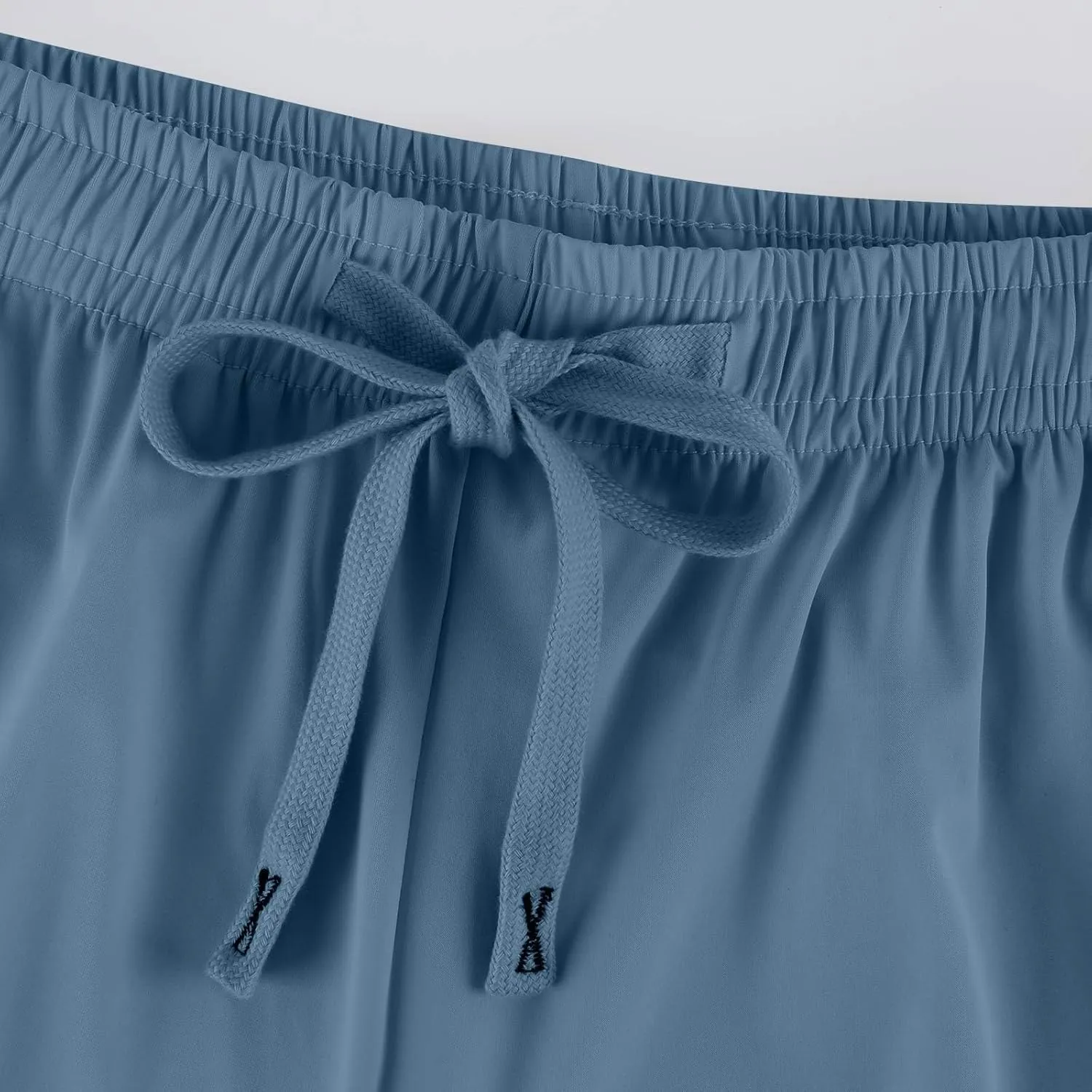 Women's Quick-Drying Sweatpants Summer Ice Silk Trousers Breathable Sports Stretch Straight Pants with Pockets