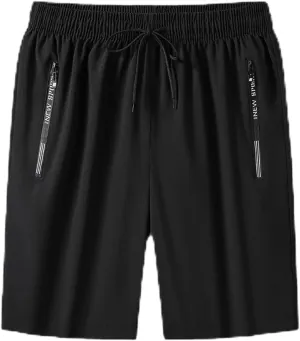 Women's Sports IcedActive Ice Silk Quick Drying Stretch Shorts, Blue, Size XL