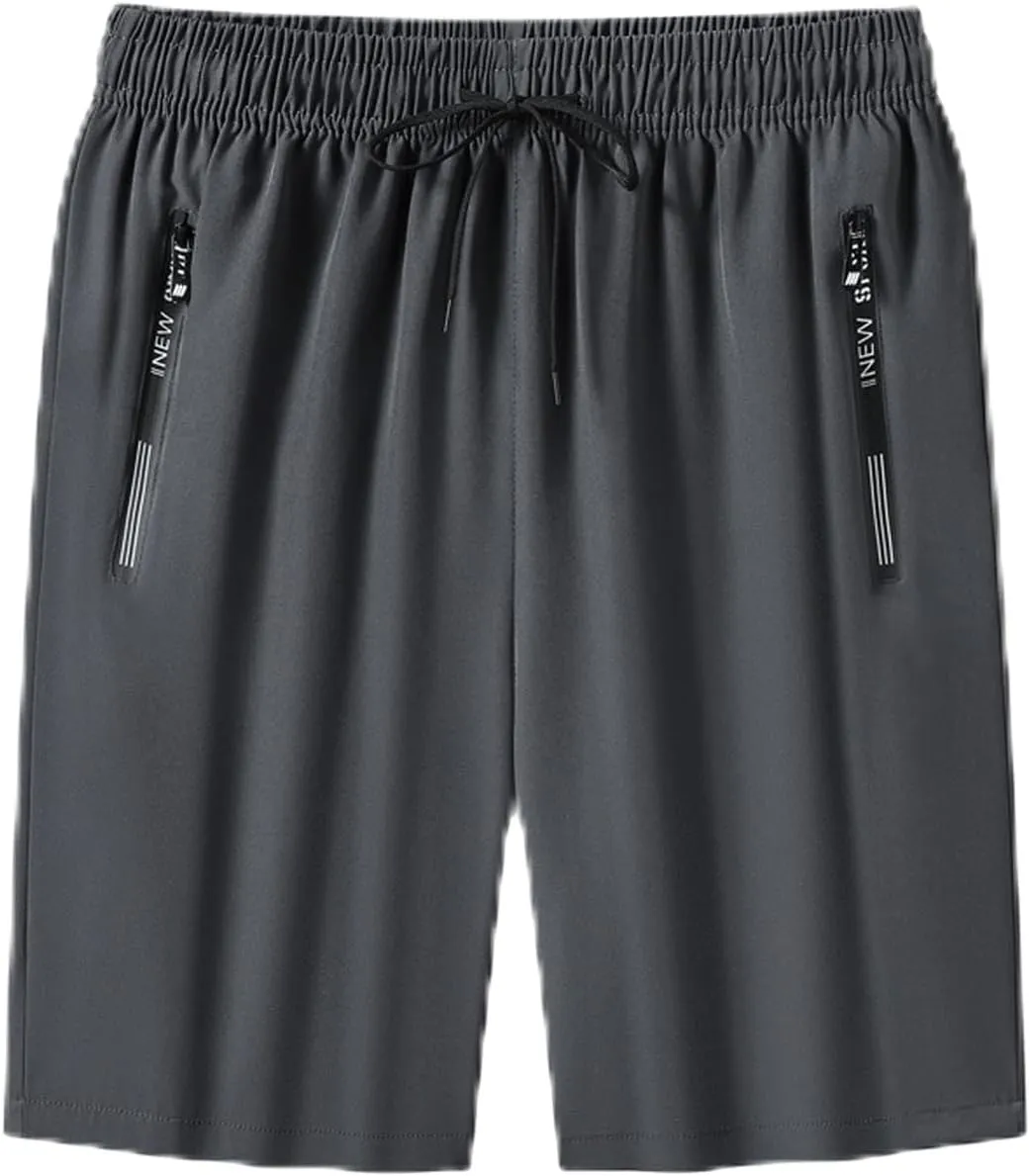 Women's Sports IcedActive Ice Silk Quick Drying Stretch Shorts, Blue, Size XL