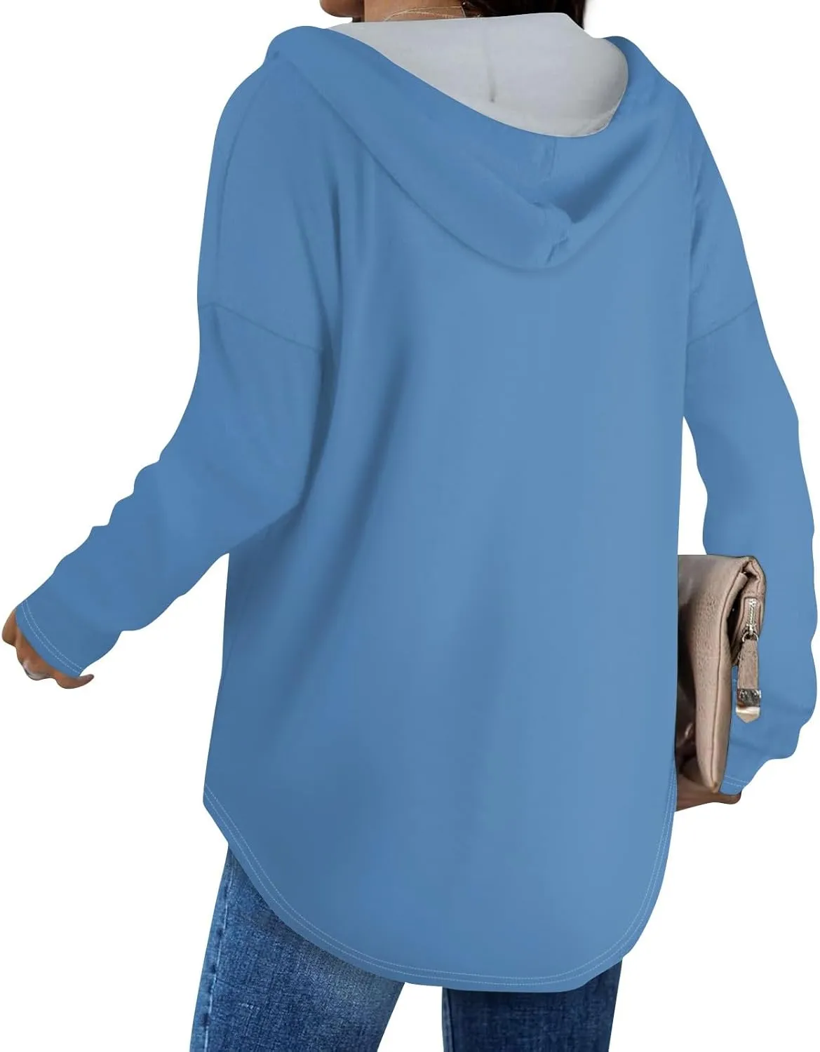 Womens Sweatshirt 2025 Womens Fashion Tops Hoodies for Women Pullover Oversized Sweatshirts Long SLeeve Shirts