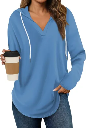 Womens Sweatshirt 2025 Womens Fashion Tops Hoodies for Women Pullover Oversized Sweatshirts Long SLeeve Shirts