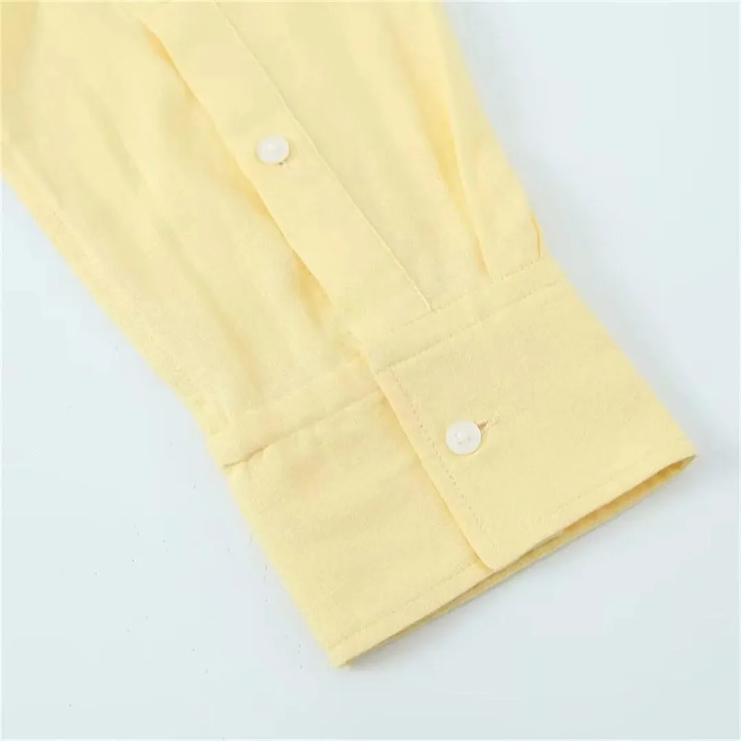 Women's Versatile Collar Long Sleeved Shirt with Waistband Decoration and Waist Cinching Top