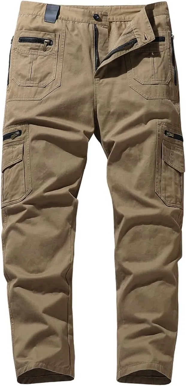 Work Pants for Men Construction Tactical Cargo Pants with Pockets 2024 Relaxed Fit Tactical Pants Camo Cargo Pants